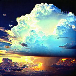 Cloud Computing Visualization With Large, Colorful