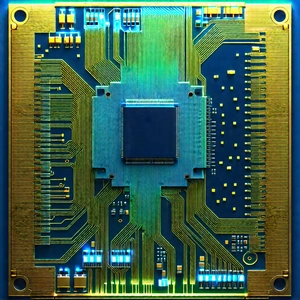Circuit board with laser scanning
