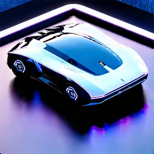 Innovative Electric Vehicle Design With Futuristic Displayed