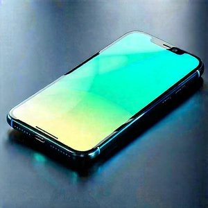 Smartphone With Glowing Screen With Cell Phone