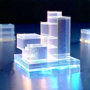 Educational Technology In Design Studio With Blue Light