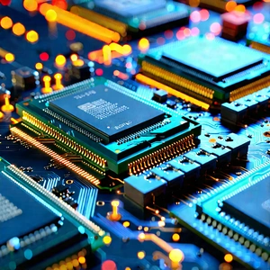 Close-up of memory module