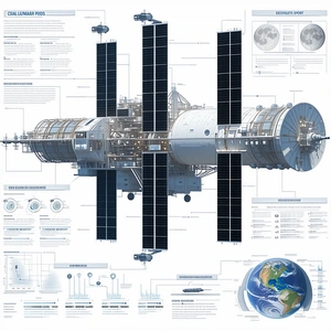 The Image Is A Diagram Of A Space Shuttle, Showing Its Various Components And Their Functions