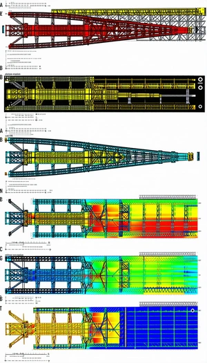 The Image Is A Series Of Three Diagrams, Each Showing A Different Perspective Of A Large Structure