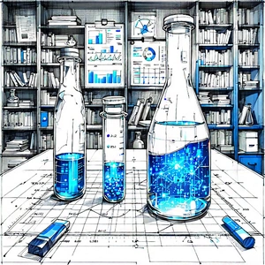 Financial Technology In (modern:1.42) Laboratory With Image, There