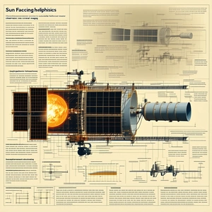 A Diagram Is Displayed On A Page, Showing The Various Components Of A Spacecraft