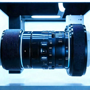 Entertainment Technology In Research Center With Close-up Camera