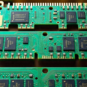 Close-up of memory module