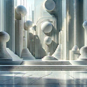 Big Data Visualization With Futuristic, White,