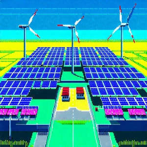 Innovative Renewable Energy Design With Image, There