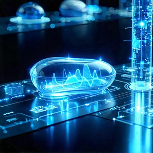 Innovative Medical Technology Design With Futuristic Display