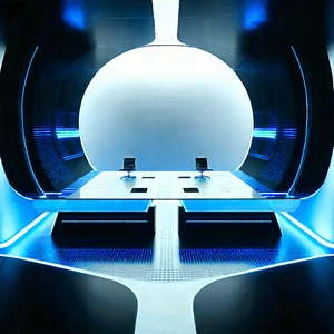(futuristic:1.32) (digital:1.4) workspace