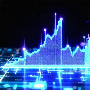 Financial technology in (design:1.38) studio
