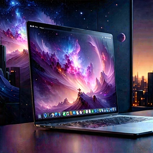 Laptop With Streaming Content With Laptop Computer