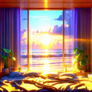 Lifestyle Professional Photography: Bedroom Sanctuary With Warm Lighting With Large Bedroom
