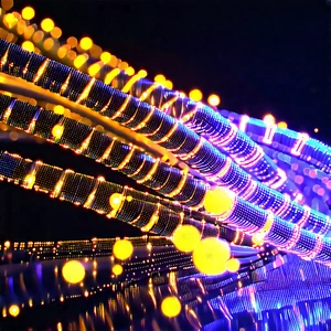 Close-up Of Fiber Optic Cables With Image, There