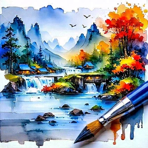 Digital Transformation Visualization With Painting Beautiful