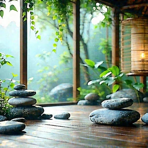 Lifestyle Digital Art: Wellness scene with natural lighting