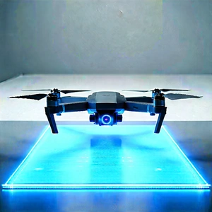 Drone With Holographic Display With Small Drone
