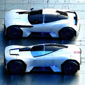 Innovative Electric Vehicle Design With White Sports
