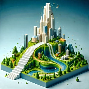Digital Transformation Visualization With Large Model