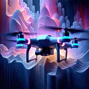 Drone With User Interface With Drone Flying