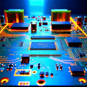 Circuit board with laser scanning
