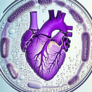 purple heart-shaped object