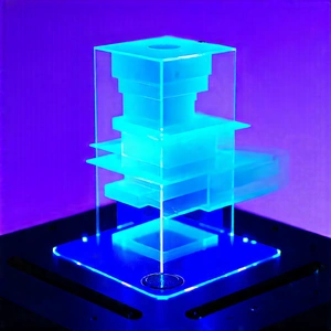 Tech Cinema 4D: 3d printer with holographic projection