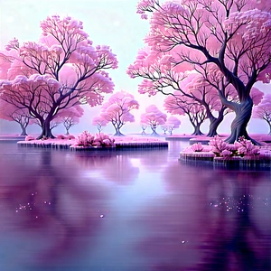 Abstract Infrared Photography: Plastic Composition With Tension With Serene Scene