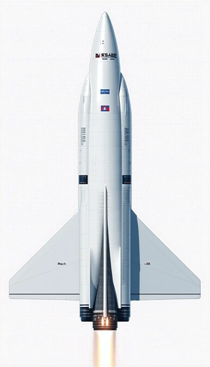 A Large White Space Shuttle, Possibly A Nasa Space Shuttle, Sitting On A Runway