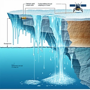 A Large Iceberg Floating In The Ocean