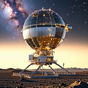 large, round, shiny structure
