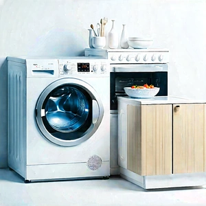 Innovative Smart Appliance Design With Kitchen White