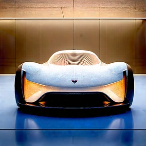 Automotive Technology In Research Center With Futuristic Sleek