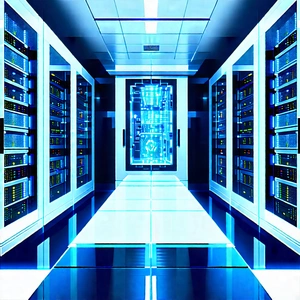 (futuristic:1.27) Server Room With Image, There