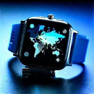 Smart watch with data visualization