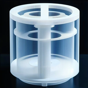 A Clear Plastic Container Is Shown In The Image