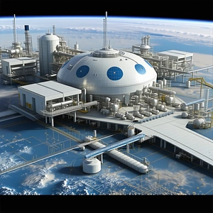 computer-generated (CGI) depiction large