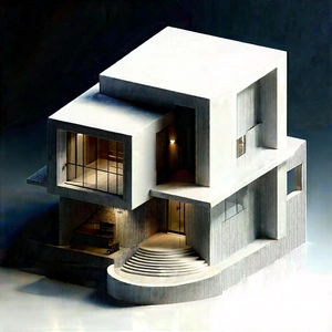 Innovative Communication Tool (design:1.48) With White Building