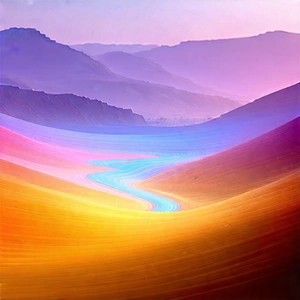 Nature Octane Render: Glacier in autumn colors