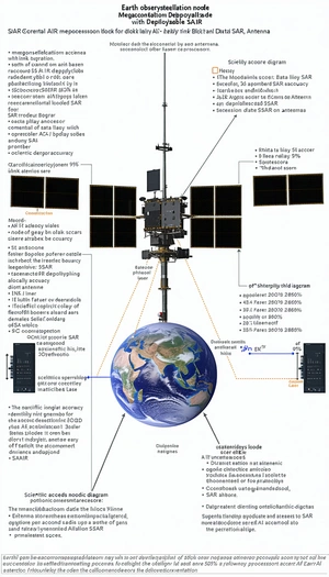 The Image Is A Diagram That Shows The Relationship Between A Satellite And The Earth