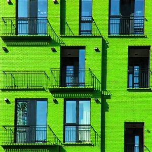 Urban Macro Photography: Urban loft with green rooftop