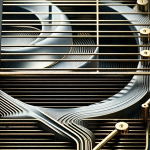 Tech Etching: Close-up of cooling system