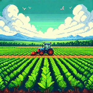 Agricultural Technology In Design Studio With Image, Tractor