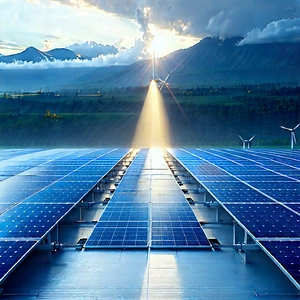 Innovative Renewable Energy Design With Large Solar