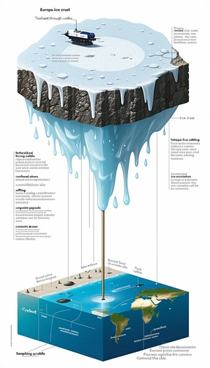 The Image Is A Diagram Showing The Process Of Ice Melting