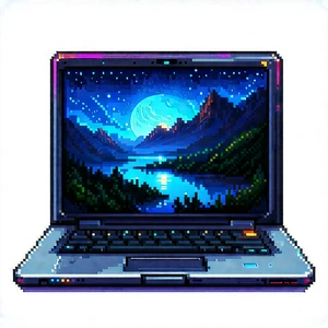 Laptop with user interface