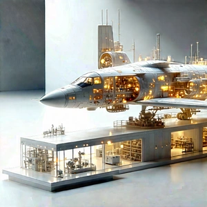 Aerospace technology in (modern:1.23) laboratory