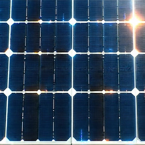 Solar Panel With Holographic Projection With Large Solar